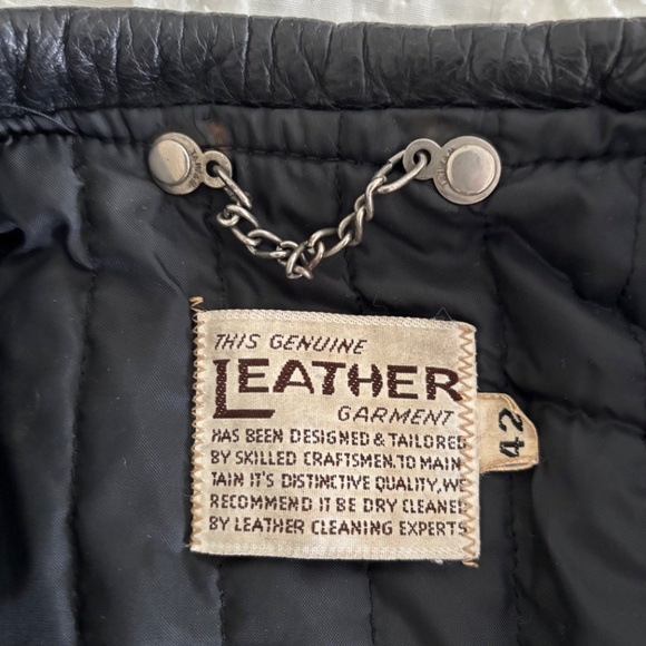 Vintage Genuine Leather Jacket - Picture 4 of 8